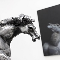 google-image-vaclav-rubeska-hammered-iron-and-bronze-animal-sculptures-horses-modern-contemporary-fine-art-sculpture-knupp-gallery-los-angeles