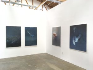 jan uldrych contemporary fine artist, paintings from the between spaces art show in los angeles